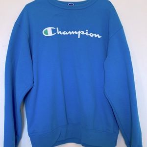 Baby Blue Champion Crewneck